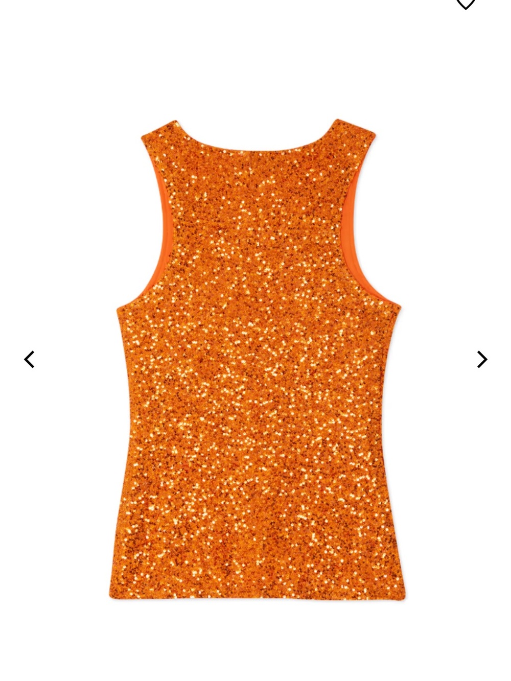 NWT Never Fully Dressed Orange Sequin Tank Top - Picture 12 of 12